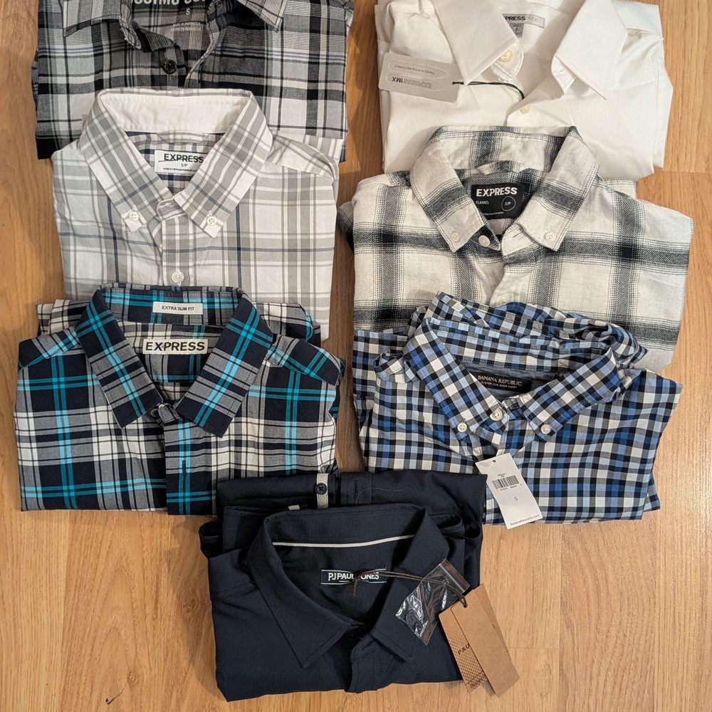 Fathers Day Gift -- NWT Button Up Shirts Express, Ban Rep, And More